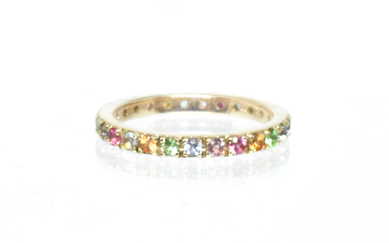 指輪 SEMPLICE Eternity Multi Color Ring | YUMIKO Jewelry